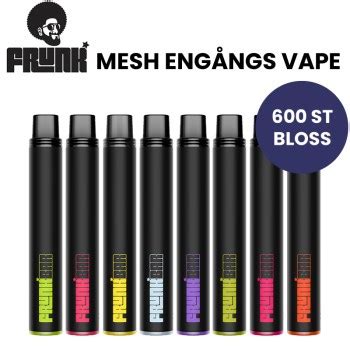 Fizzy Engångs Vape - 16 st smaker & ca: 600 puffar