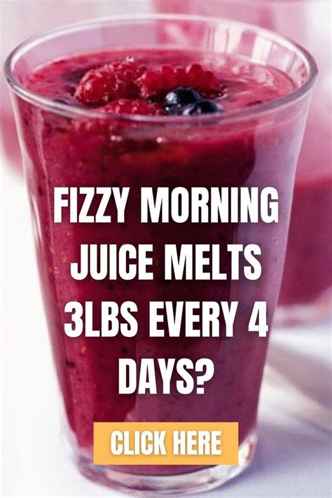 Fizzy Morning Juice Recipe - A Natural Blend For Effective Weight Loss