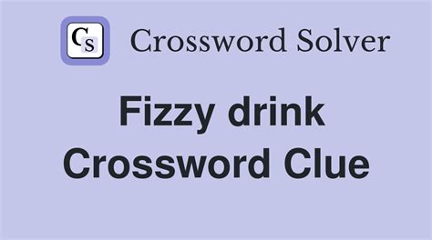 The crossword clue Fizzy tipple (4) with 4 lett