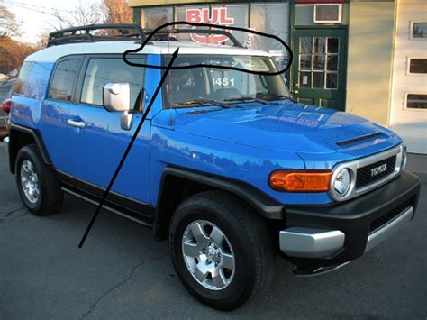 NEW Plastic Washer Fluid Reservoir kit works with the 2010-2012 FJ Cruiser Some of the changes to the 2010+ FJ Cruisers include relocation of the windshield washer fluid reservoir. The result is an exposed fluid reservoir with the addition of most after-market bumpers.