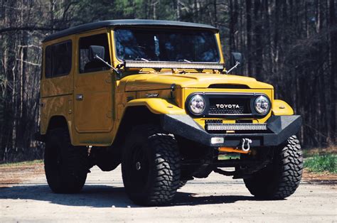 Bid for the chance to own a 1975 Toyota Land Cruiser FJ40 at auction with Bring a Trailer, the home of the best vintage and classic cars online. Lot #134,006. Auctions. Search. ... Manufacturer's literature and service records are included in the sale. Filed under: fj, fj 40, fj-40. Photo Gallery Auction Result Winning Bid : USD $40,250 by ...