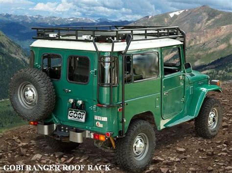 I'm also debating about a roof rack on my fj55. I'll probably go wilderness rack because they a reasonable to ship and I had one on my 60 once. ... 71 FJ40 -SOLD 66 FJ40 Restored-SOLD 87 FJ60 -SOLD. sturobertson40. Joined Aug 1, 2006 Threads 22 Messages 215 Location Charleston, SC. Nov 18, 2007; Thread starter #2 my 55 w/o rack …. 