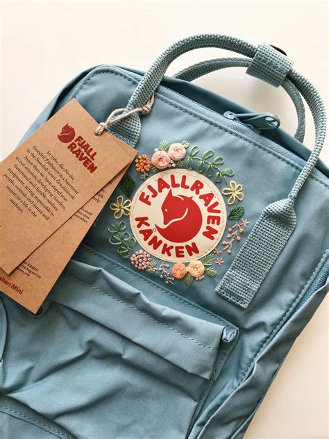 Fjallraven kanken embroidered. Hand Embroidery on Fjallraven Kanken Backpack with Flowers and rainbow/ Kanken Backpack Embroidered with Flower and rainbow (136) Sale Price $97.66 $ 97.66 $ 108.51 Original Price $108.51 (10% off) Add to Favorites ... 
