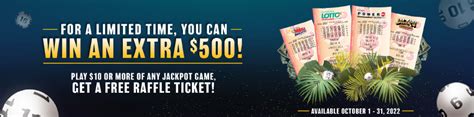 Oct 13, 2023 · Since the Florida Lottery’s $500 Raffle promotion began last month, 600 tickets have won the extra prize, for a total of $300,000 in winnings. With the first three drawings complete, another three remain until the end of October — that is if the number of raffle tickets issued does not reach the limit set by the lottery. . 
