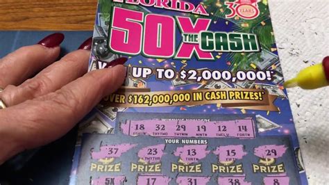 1:36. Just in time for the holidays when you can use some extra bucks (or need some quick presents that fit nicely in envelopes), the Florida Lottery has debuted four new scratch-off games ....