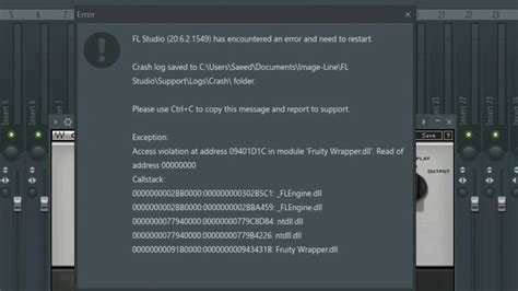 Fl studio crashes when closing.  FL Studio is crashing or closing itself. 5319 crashes immedia...