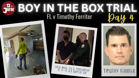 Florida man Timothy Ferriter is accused of locking up his adopted son inside of a room he had built in the family’s garage. Ferriter faces charges of aggravated child abuse, false imprisonment .... 
