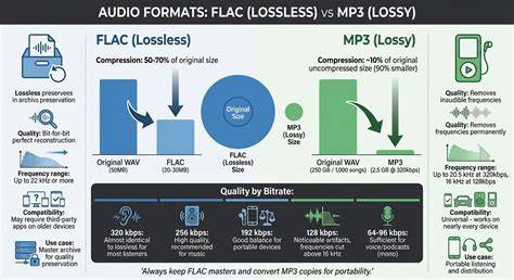 Flac vs mp3.  Find out which one is better for quality, size, Choosing between FLA...