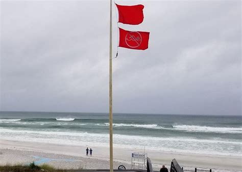 The city of Panama City Beach officials and the Bay County Sheriff’s office elect to fly different colors because the conditions are different. (The city Fire Department is responsible for flags between beach access entrances 24-76 which includes 28 flags, not counting private flags).