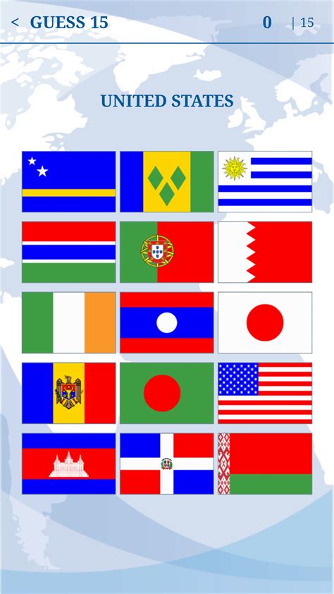Flags of the World Quiz is a fun and educational game that tests