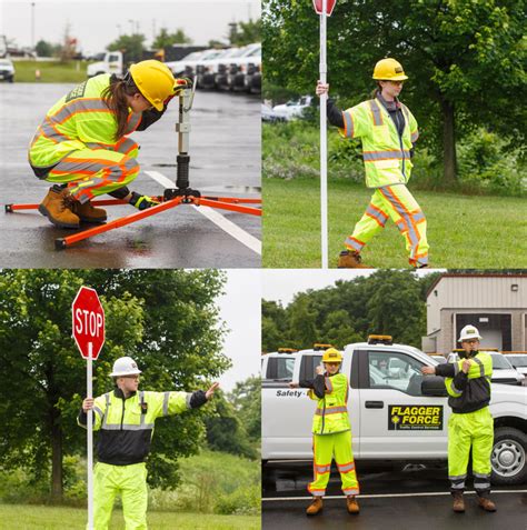 Flagger Force Traffic Control Services. Work wellbeing score is 70 out of 100. 70