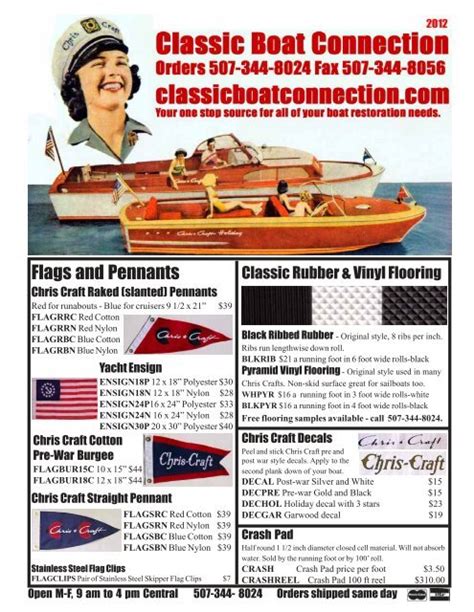 Flags and Pennants - Classic Boat Connection Catalog - YUMPU