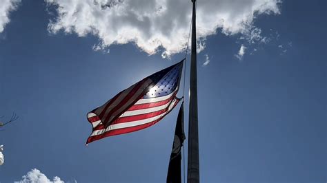 Flags at half-staff on day of Hermann officer's funeral