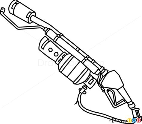 Flame Thrower Drawing