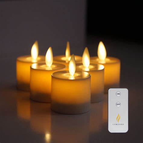 Flameless Moving Wick Led Tea Light Candles - YouTube