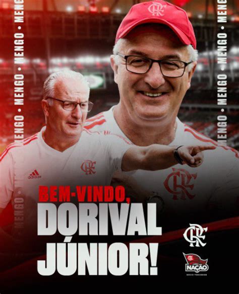 Flamengo anuncia a volta de Dorival Júnior flamengo ge