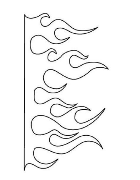 Flames Coloring