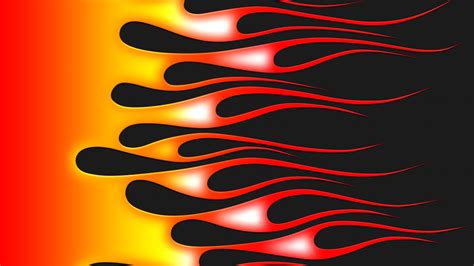 Flames On Cars Template