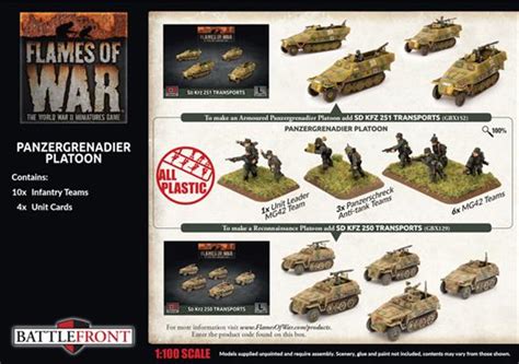 Flames of War GBX169 Panzergrenadier Platoon for sale …