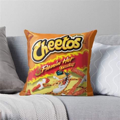 Flaming Hot Cheetos Pillows & Cushions for Sale Redbubble