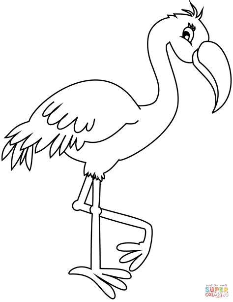 Flamingo Coloring Pictures