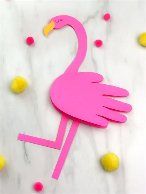 Flamingo Craft Template