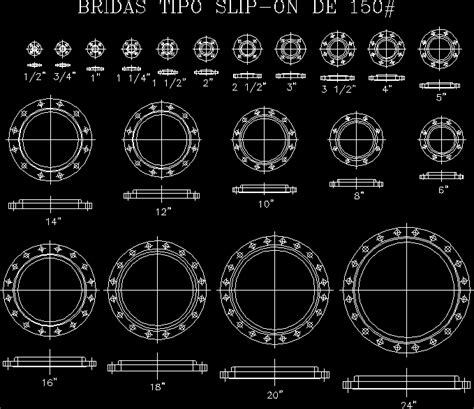 Flange Autocad
