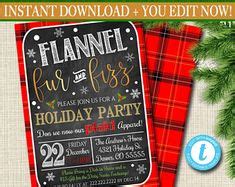 Flannel, Fur, Frost, and Fizz Party - Pinterest