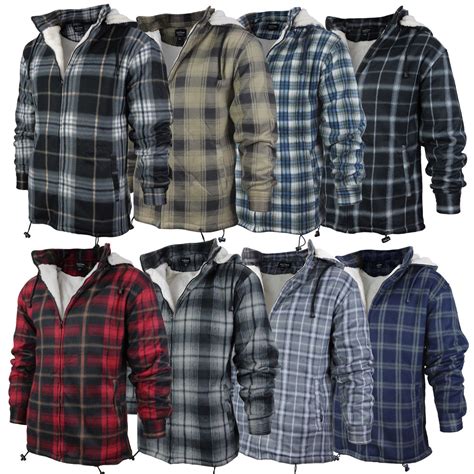 Flannel Hoodie Mens : Target