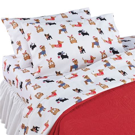 Flannel Sheets Christmas Dog Wayfair