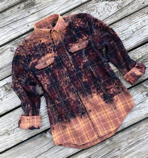 Flannel Tie Shirt - Etsy