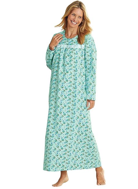  FEREMO 100% Cotton Plus Size Nightgowns for Women Button Neckline Embroidery Comfy Sleepwear Available for 2-day shipping 2-day shipping Customers also considered . 