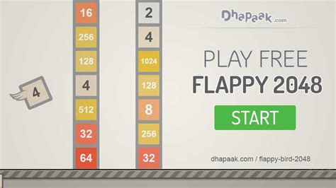 Flappy 2048 Game - Play online at Y8.com