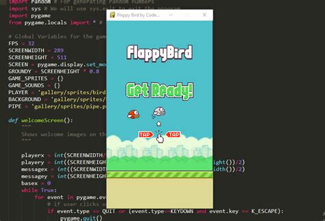 Flappy Bird Game Using Python With Source Code.