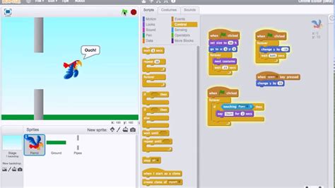 Flappy Scratch Game Tutorial Game Designers Hub