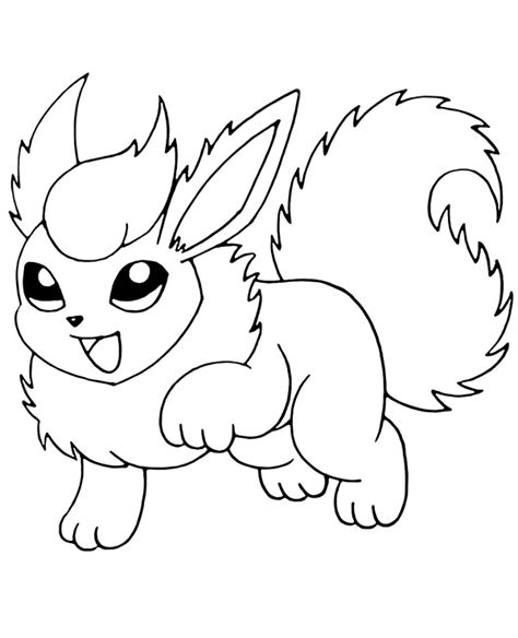 Flareon Coloring Pages