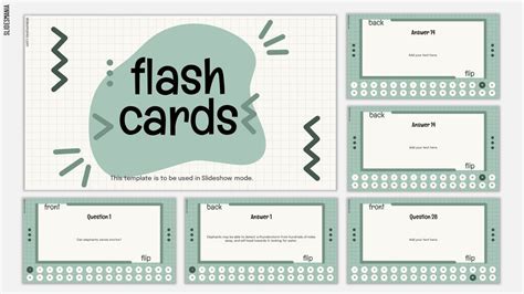 Flash Card Template For Word Power Point Google Docs Slides Free