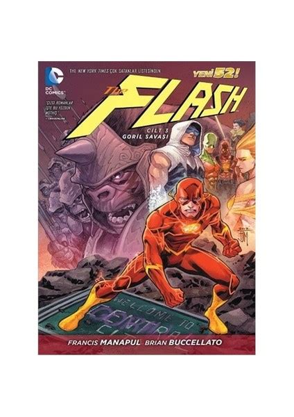 Flash Cilt 3 Goril Savaşı Türkçe Çizgi Roman Brian Kitabı. 