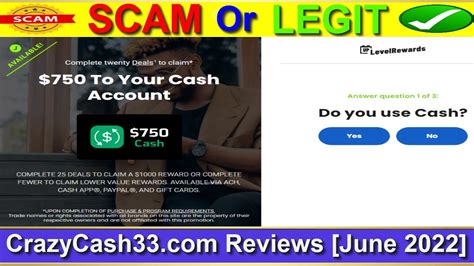 #CrazyCash33 #CrazyCash33_Reviews #WebsiteScamDetectorCrazy Cash 33 Scam? (June 2022) - Is This Legit Or Scam Website? Watch To Know Website Scam Detector! |.... 