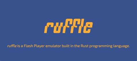 Flash emulator android.  Ruffle is a Flash Player emulator written in Rust, ...