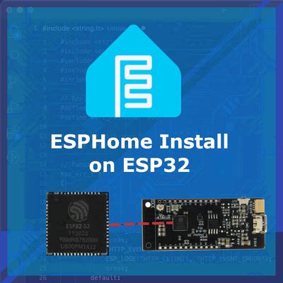 Flash esphome on esp32.  This tutorial will guide you through setting up ESPHome, fl...