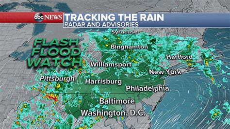 Flash flood warning in effect for parts of Northern Virginia