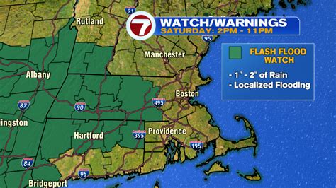 Flash flood warnings, severe thunderstorm warning in effect for parts of Mass. as powerful storms move through