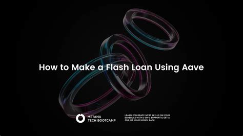 Flash loan aave.  If the user doesn't repay the flash loan in the same t...