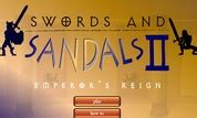 Flash platform.  Swords and Sandals 2 is an action-turn-based gladiator game with RPG...