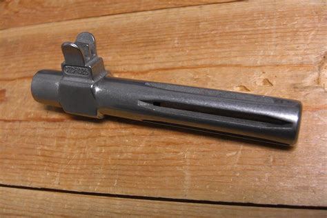 Ruger Mini-14 Flash suppressor w/sight. 3% Credit Card Processing Fee will apply. Shipping: $10.00 (or FREE in-store pick up!) Description: This is a new Ruger Mini-14 flash suppressor with sight. Manufactured by Choate Machine & Tool Co., this flash suppressor is a total of 4.5". This is all stainless. It comes with installation instructions.. 