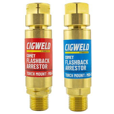 Flashback arrestor for cutting torch.  The .  The OLSEN™ Torch Mount Flashback Arrestor set...