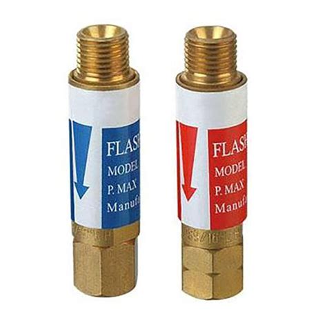 Flashback arrestor for torch.  A Flashback: When a backfire takes place in a mixing chambe...