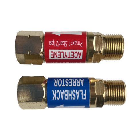 Flashback arrestor safety.  Key item features 【RELIABLE CONSTRUCTION】 Crafted from robust br...