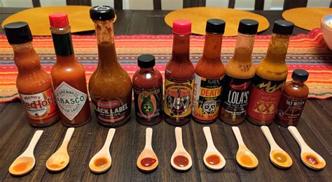 Instructions. Line up a few hot sauces in order from mildest to hott